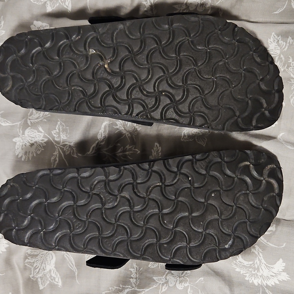 Birkenstock Black Double Buckle Sandals - Picture 3 of 6